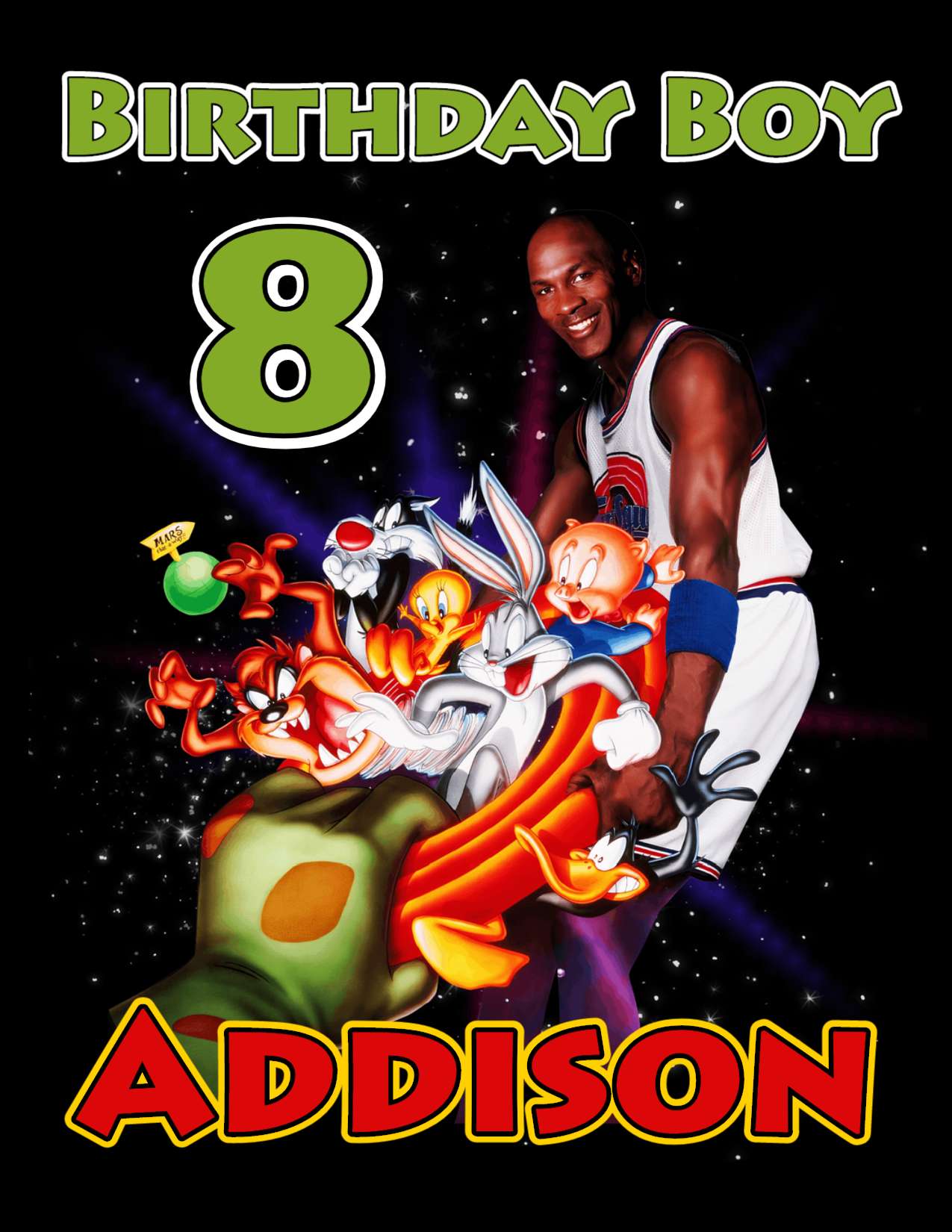 Space jam Birthday Family Matching Party Shirts | Bobotemp