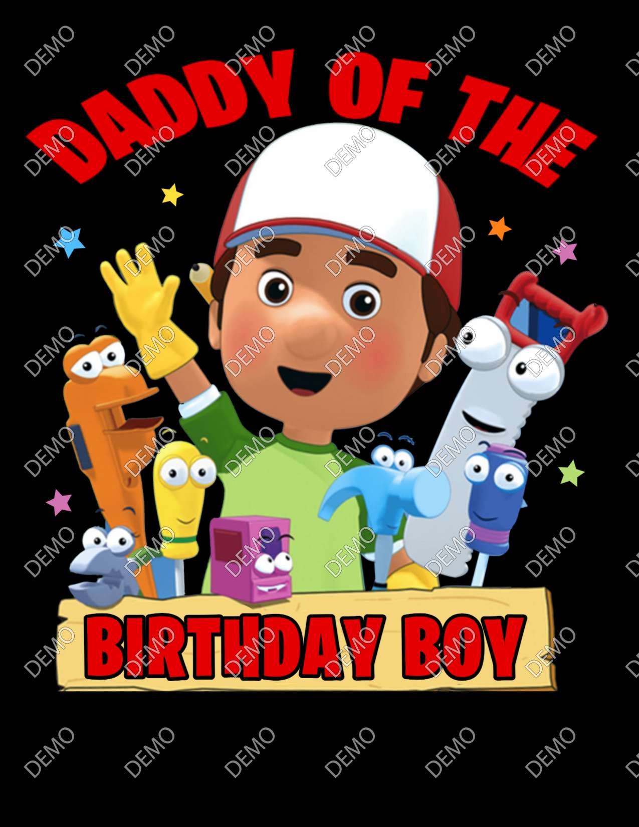 Handy Manny Family Birthday Vacation T-Shirt | Bobotemp