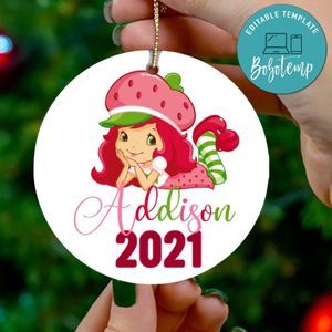 Strawberry Shortcake Christmas Ornament Gift