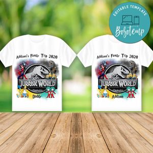 Printable Universal T Shirts Family Templates Instant Download