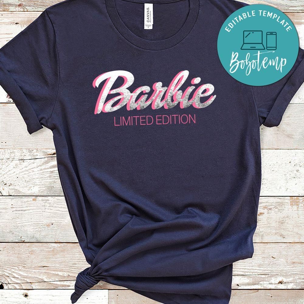 Barbie Limited edition PNG file template