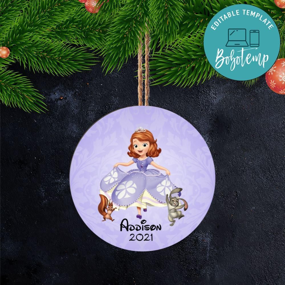 Sofia The First Christmas Ornament 