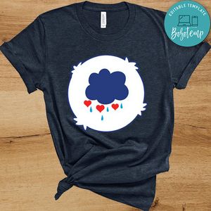 Grumpy Care Bears Costume PNG file template