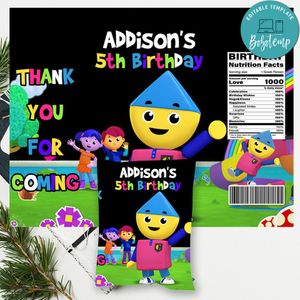 Charlie's Colorforms City Chip Bag Digital File Printable Instant Download