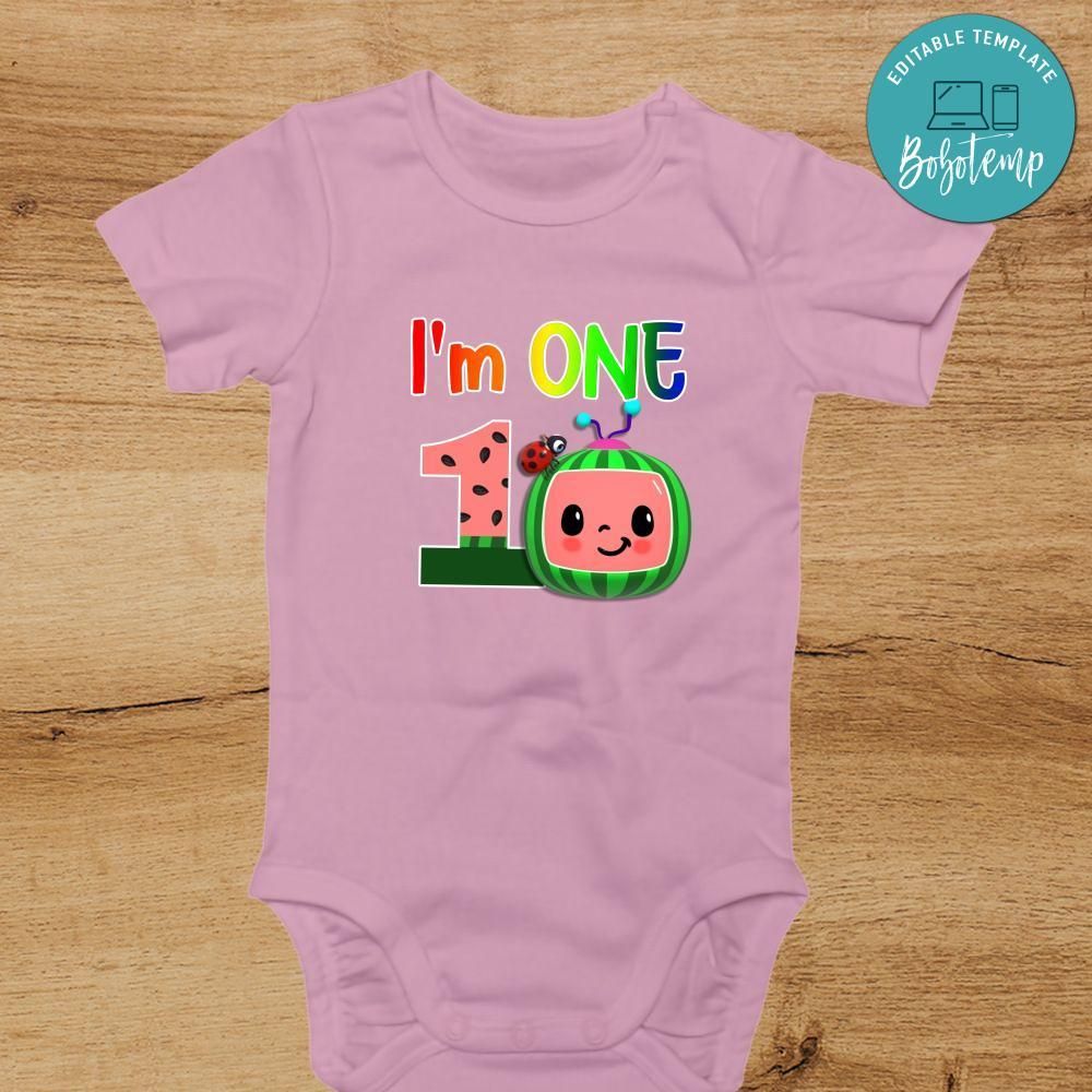 Cocomelon 1st birthday outfit