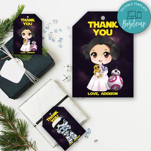 Printable Star Wars Gilf Tags Instant Download