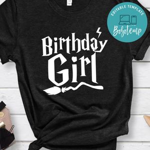 Wizard Birthday Girl T-Shirt