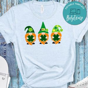 Irish Gnomes St. Patrick's Day PNG file template