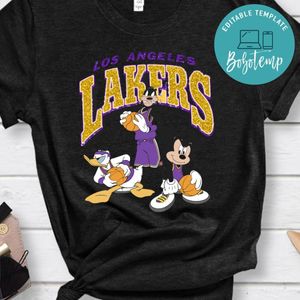 Lakers Cartoon PNG file template