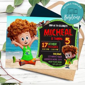 Denise hotel transylvania Invitation Customizable Template Instant Download