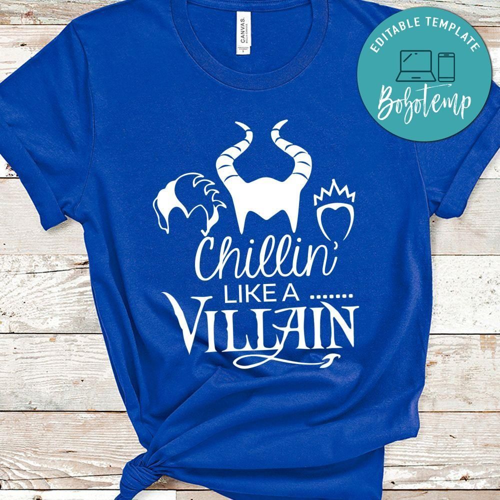 Chillin like a Villain Shirt - Disney Descendents Shirt