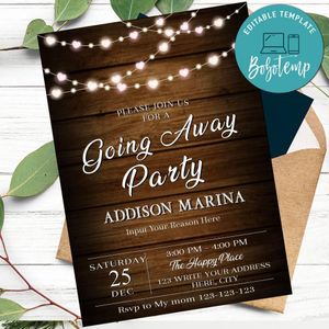 New Job Invitation Template to Print at Home Instant Download