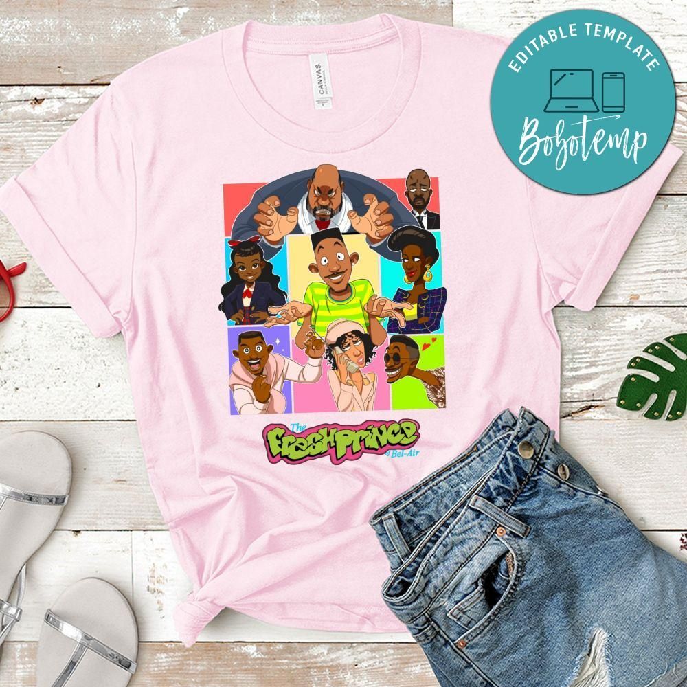 The Fresh Prince Of Bel Air Matching Jordan 5 Sneaker Cute PNG file template