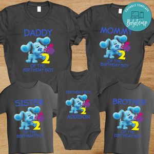 Blue's Clues Birthday Family Vacation PNG file template