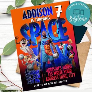 New Legacy Birthday Flyer Customizable Template to Print at Home Instant Download