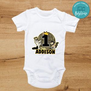 Where the Wild Things Are Birthday bodysuit