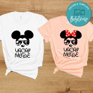 Disney Family Trip Vacay Mode PNG file template