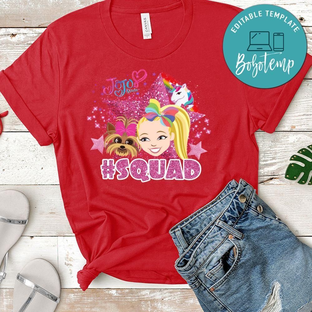 JoJo Siwa Squad T Shirt