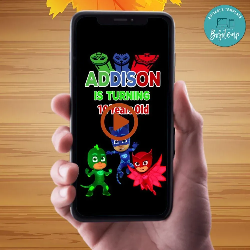 Personalized Pajamas With Name Customizable Pj Pj Masks 20 Oz