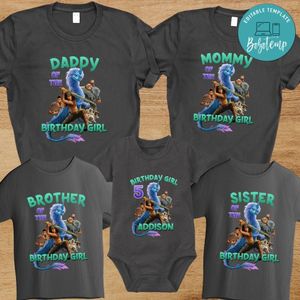 Disney Raya Birthday Family Matching Party PNG file template