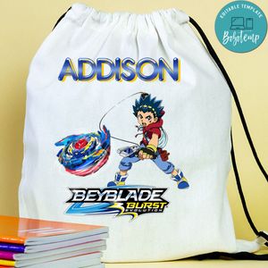 Personalised Beyblade Drawstring Bag