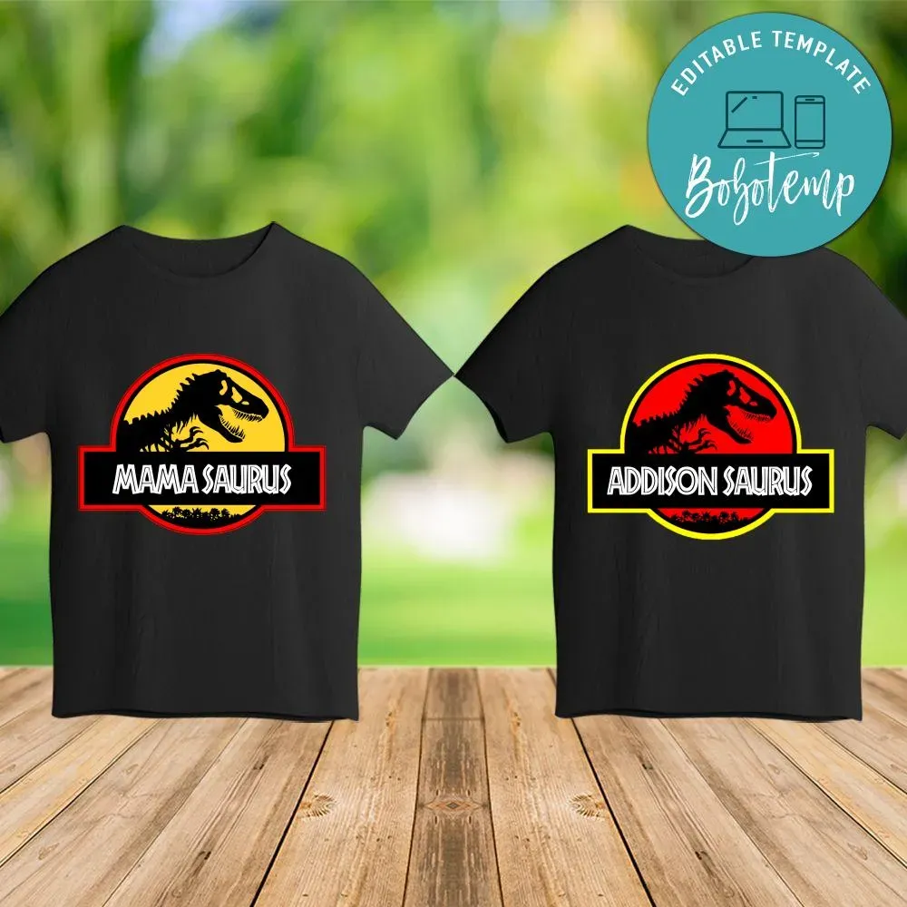Printable Jurassic Park Birthday Shirt For Family Digital File Roblox Jurassic World Shirt Template Roblox Jurassic World Shirt Template Printable Jurassic Park Birthday Shirt For Family Digital File