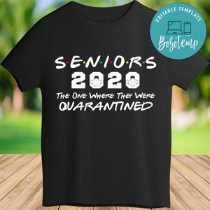 Printable The One Where They Were quarantined Shirt Templates Instant Download