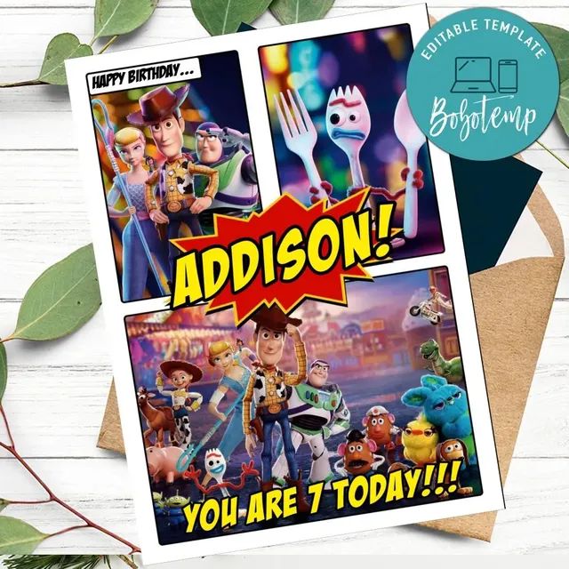 Toy Story High Quality Card Prints Various Designs