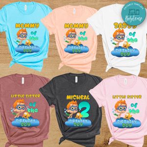Bubble guppies Birthday Family Matching Party Shirts
