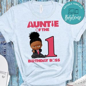 African Girl boss baby auntie T-Shirt