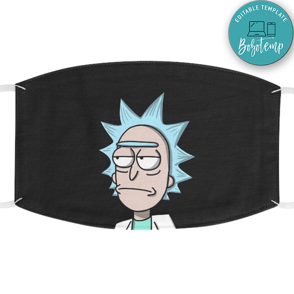 Rick and Morty Washable Face Mask | Bobotemp