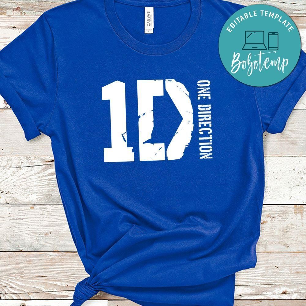 One Direction 1D Heavy Metal T-Shirt