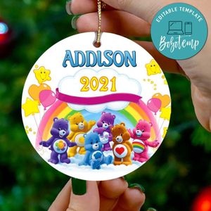 Carebear Christmas Ornament Gift