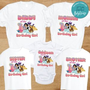 Jasmine Birthday Family Trip Vacation PNG file template