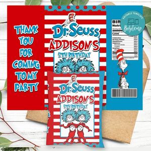 Thing 1 Thing 2 Chip Bag Digital File Instant Download