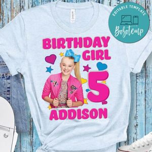 Jojo Siwa Toddler Girl Birthday PNG file template