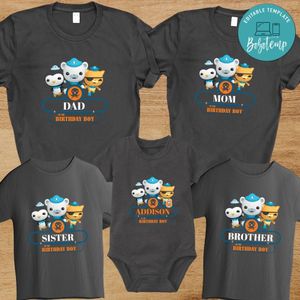 Octonauts Birthday Family Trip Vacation PNG file template