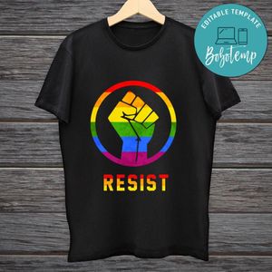 Resist Shirt PNG files Printable Instant Download