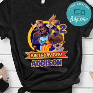 Space Jam 2 Boy Birthday Shirt