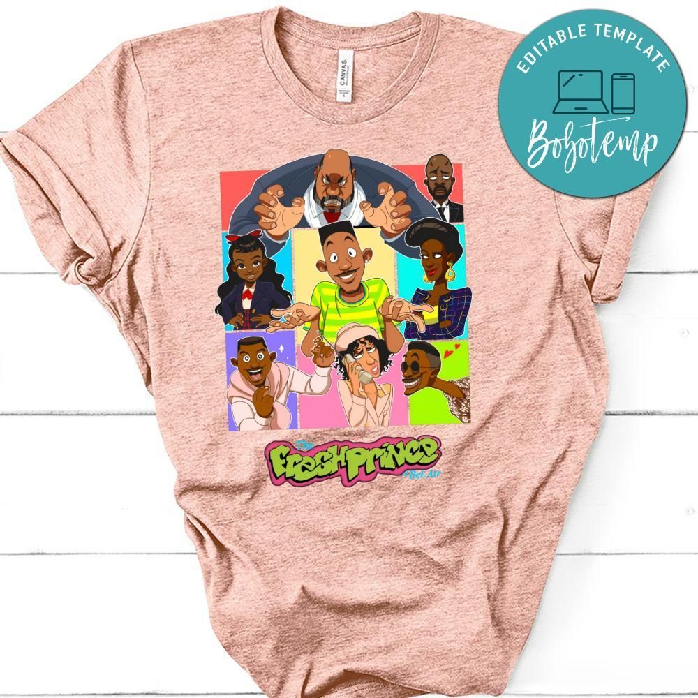 The Fresh Prince Of Bel Air Matching Jordan 5 Sneaker Cute PNG file template