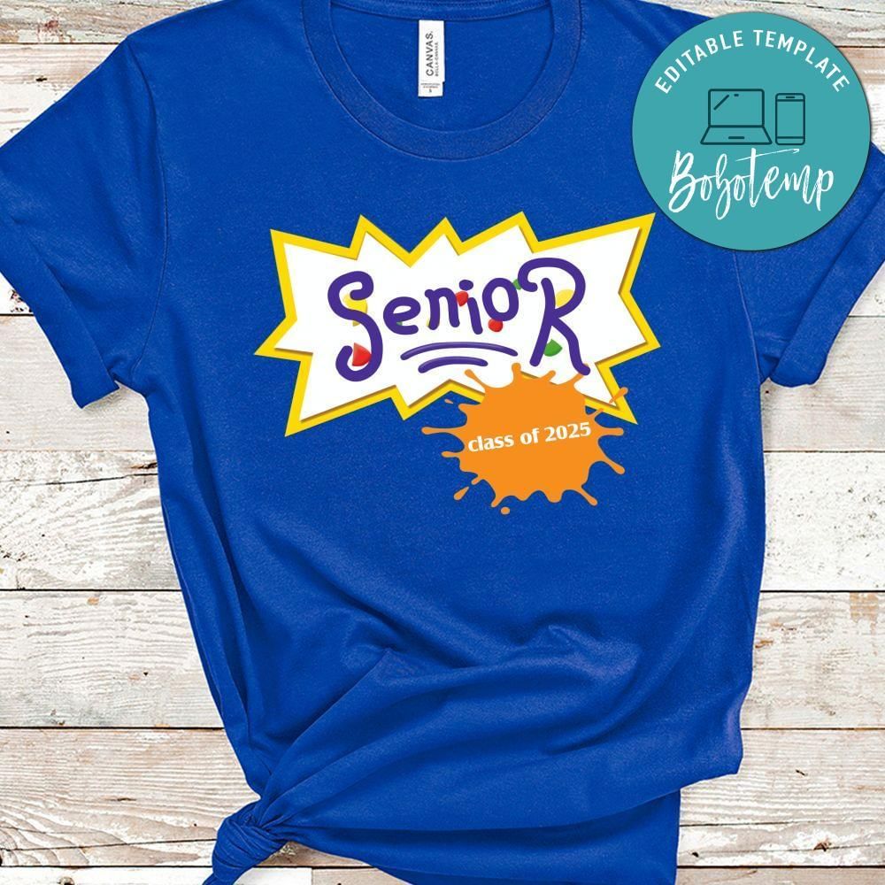 Rugrats Senior Class of 2025 PNG file template