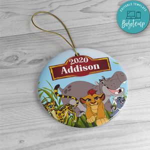 Lion King Christmas Acrylic Ornament Gift