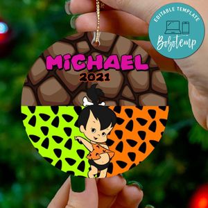 Flintstone Girl Christmas Ornament Gift