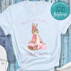 Baby Girl My First Easter Day Shirt