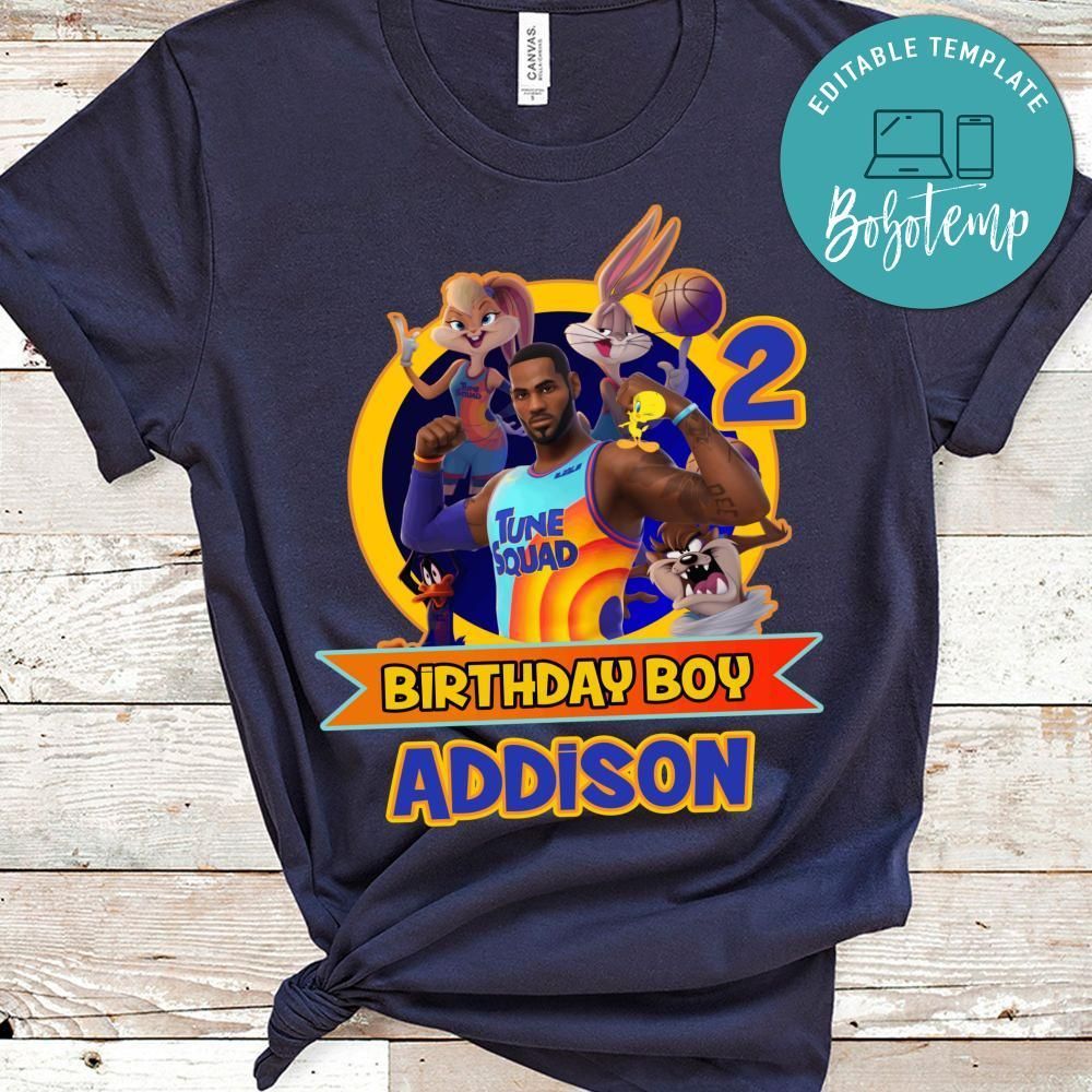 Space Jam 2 Boy Birthday Shirt