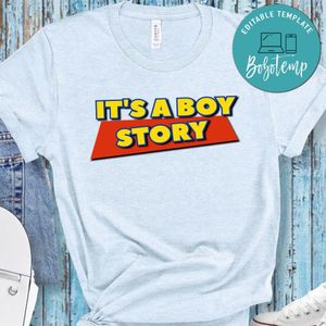 its a boy story PNG file template