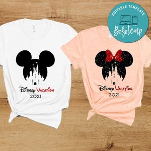 Disney Vacation Mickey Minnie Mouse Party PNG file template