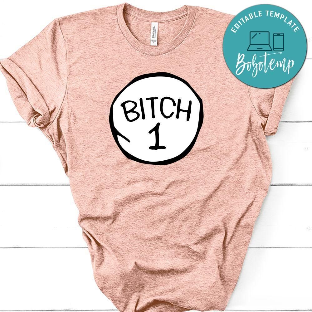 Bitch 1, 2, 3 Funny Halloween custom T-Shirt