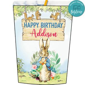 Peter Rabbit Capri Sun Labels Digital File Printable Instant Download