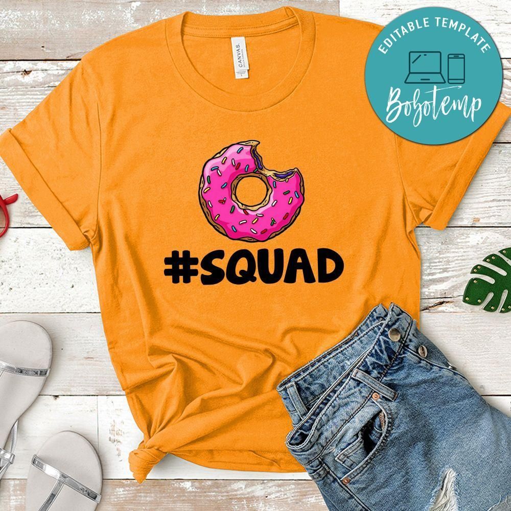 Donut Squad T Shirt - Funny Donut Shirts